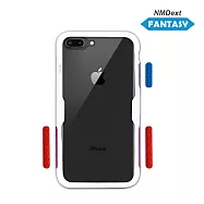 芬蒂思 Apple 6/6s/7/8 Plus (5.5吋) Fantasy NMDext奇幻防摔手機殼-奇幻紫白框贈紅藍