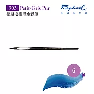 法國拉斐爾 Raphael 903 松鼠毛 貓舌水彩筆 6號