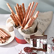 【台酒】台酒紅麴捲心酥禮盒(牛奶、榛果巧克力各一罐)