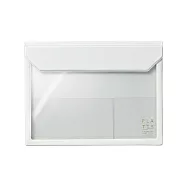 【KING JIM】FLATTY多用途收納袋_A5_白色