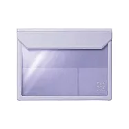 【KING JIM】FLATTY多用途收納袋_A5_薰衣草紫