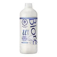 蜜妮 Biore 高彈潤沐浴慕絲補充瓶 清新皂香450ml