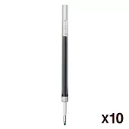 [MUJI無印良品]自由換芯膠墨筆芯/黑0.38mm/10入