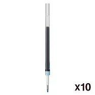[MUJI無印良品]自由換芯膠墨筆芯/藍黑0.38mm/10入