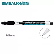 (5支1包)雄獅800奇異筆 黑