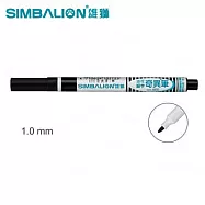 (7支1包)雄獅600奇異筆 黑