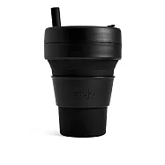 Stojo&reg; 摺疊吸攜杯 24oz (紐約限定版) - 石墨黑