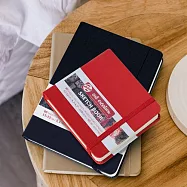 TalensArt Creations TAC 紅皮速寫本,12X12,80張,140G紅色