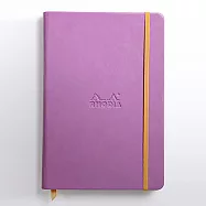 【Rhodia|Rhodiarama】Hardcover精裝硬皮束帶筆記本_A5_象牙色_空白_90g_96張_ 丁香色