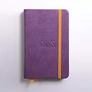 【Rhodia|Rhodiarama】Hardcover精裝硬皮束帶筆記本_A6_象牙色_空白_90g_96張_ 紫羅蘭