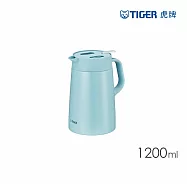TIGER虎牌 北歐時尚輕巧大容量桌上型保溫水壺不鏽鋼保溫瓶(PWO-A120) 水藍