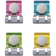 【TOHKIN東京金屬】金屬滑滑夾磁鐵(L) 4入裝