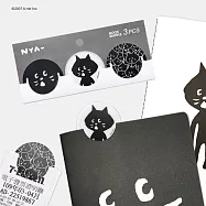 JzFun NYA-多用途圓型書籤-黑色