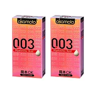 岡本003-HA 玻尿酸極薄保險套6片裝_2入組