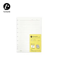 TO NOTE 補充頁 A5 橫線