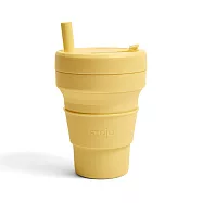 Stojo® 摺疊吸攜杯 16oz -含羞草黃
