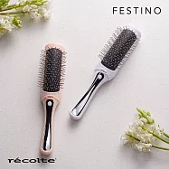 recolte日本麗克特Festino負離子護理造型梳 SMHB-009粉嫩紅