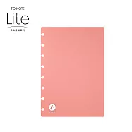 TO NOTE LITE 封面扉頁珊瑚橘