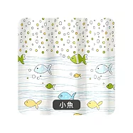 【Cap】PEVA時尚防水防霉浴簾(附贈掛環)小魚