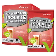 【vilson 米森】無加糖分離乳清蛋白飲 紅茶拿鐵(35gx6包/盒)