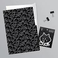 JzFun NYA-/防水萬用貼&3層L資料夾-黑