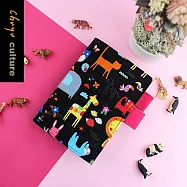 珠友 A6/50K 花布雙筆插書衣/書套/書皮01魔境夢遊