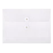 (12入1包) 連勤 EN02 PP橫式繞繩A4立體公文袋 白