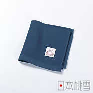 【日本桃雪】大人風紗布方巾 (牛津藍) | 鈴木太太公司貨