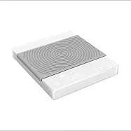 新版TIMEMORE泰摩黑鏡手沖咖啡大師LED觸控秤重計時電子秤 -白 (可充電)(自動沖煮計時)(杯測計時) 無 白