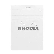 【Rhodia|Basic】N&deg;12 上掀式筆記本_8.5x12_ 5x5方格_80g_80張_白皮