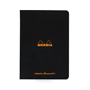【Rhodia|classic】staplebound notebook騎馬釘筆記本_A5_5x5點格_80g_24張_黑色