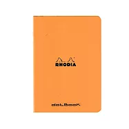 【Rhodia|classic】staplebound notebook騎馬釘筆記本_A5_5x5點格_80g_24張_橘色