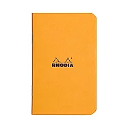 【Rhodia|classic】staplebound notebook騎馬釘筆記本_A7_5x5方格_80g_24張_橘皮