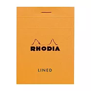 【Rhodia|Basic】N&deg;11 上掀式筆記本_ A7_橫線_80g_ 80張_ 橘皮