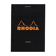 【Rhodia|Basic】N&deg;12 上掀式筆記本_8.5x12_橫線_80g_80張_黑色