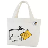 【Maruman】100周年帆布袋S /法鬥/白