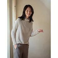 旅途原品_陪伴很長_高領打底衫 M/L/XL M乳白色