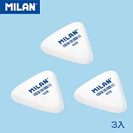 MILAN經典三角暢銷橡皮擦428(大)3入