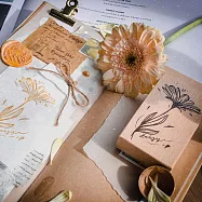 【Meow Illustration】花草系列印章 - 一枝小雛菊