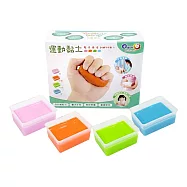 【Q-doh】台灣製有機矽職能黏土-超值四色運動黏土組60g