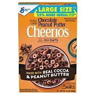 美國【CHEERIOS】花生醬巧克力全穀燕麥圈(402G)