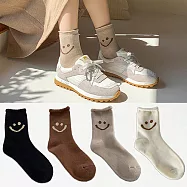 【Missking 1983】秋冬微笑加厚毛圈捲邊女襪 (4雙組)