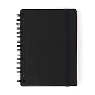 [MUJI無印良品]上質紙雙環筆記本(6mm橫線).附帶/80張.A6