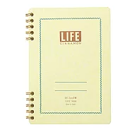 LIFE CINNAMON B6線圈筆記本 60枚入 方眼
