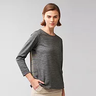 【ST.MALO】美國專利XT2抗菌銀纖維岩谷印象花繡女上衣-2069WT-M暗灰色