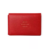 【日本HIGHTIDE】經典票卡收納夾 ‧ 紅色