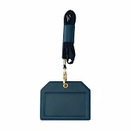 【日本HIGHTIDE】經典掛繩票卡夾/證件夾 ‧ 海軍藍