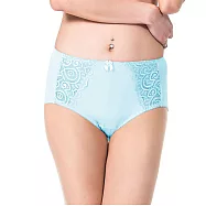 【K’s 凱恩絲】專利蠶絲超柔感蕾絲側邊三角女內褲(mo8款)S藍色