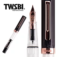 三文堂 TWSBI 鋼筆 / ECO / 透黑 & 玫瑰金 / EF