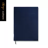 珠友 A4/13K Leader膠皮筆記(橫線)/定頁筆記-90張 03藍